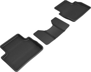 Mazda CX-30 Floor Mats - Rear - 3D MAXpider - Kagu - Black - `19-`21 Mazda CX-30 Floor Mats - Rear - 3D MAXpider - Kagu - Black - `19-`21
